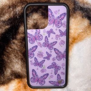 Lavender/Purple Butterfly Wildflower iPhone 13 Pro Max Case